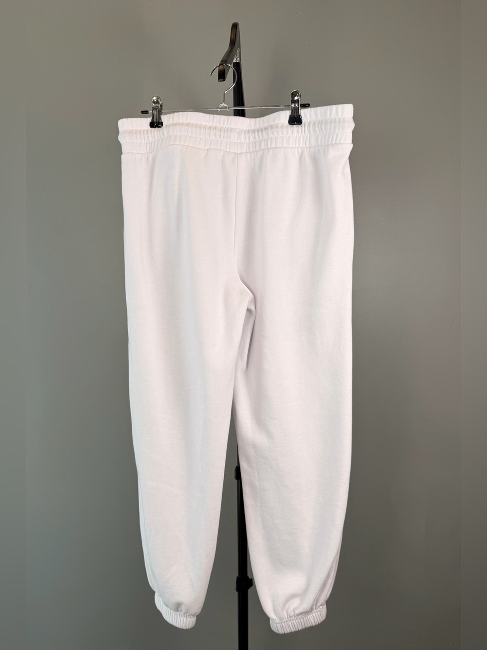 Peanuts Snoopy Woodstock Jogger Sweatpants White Graphic Lounge Medium - Picture 2 of 7